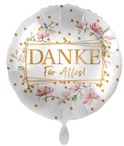 Folienballon - Danke für alles! - ø 43cm